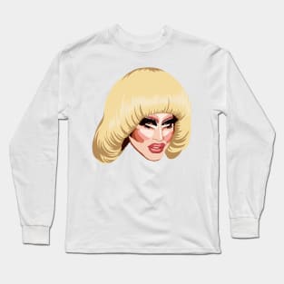 Trixie Mattel Bowl Cut Long Sleeve T-Shirt